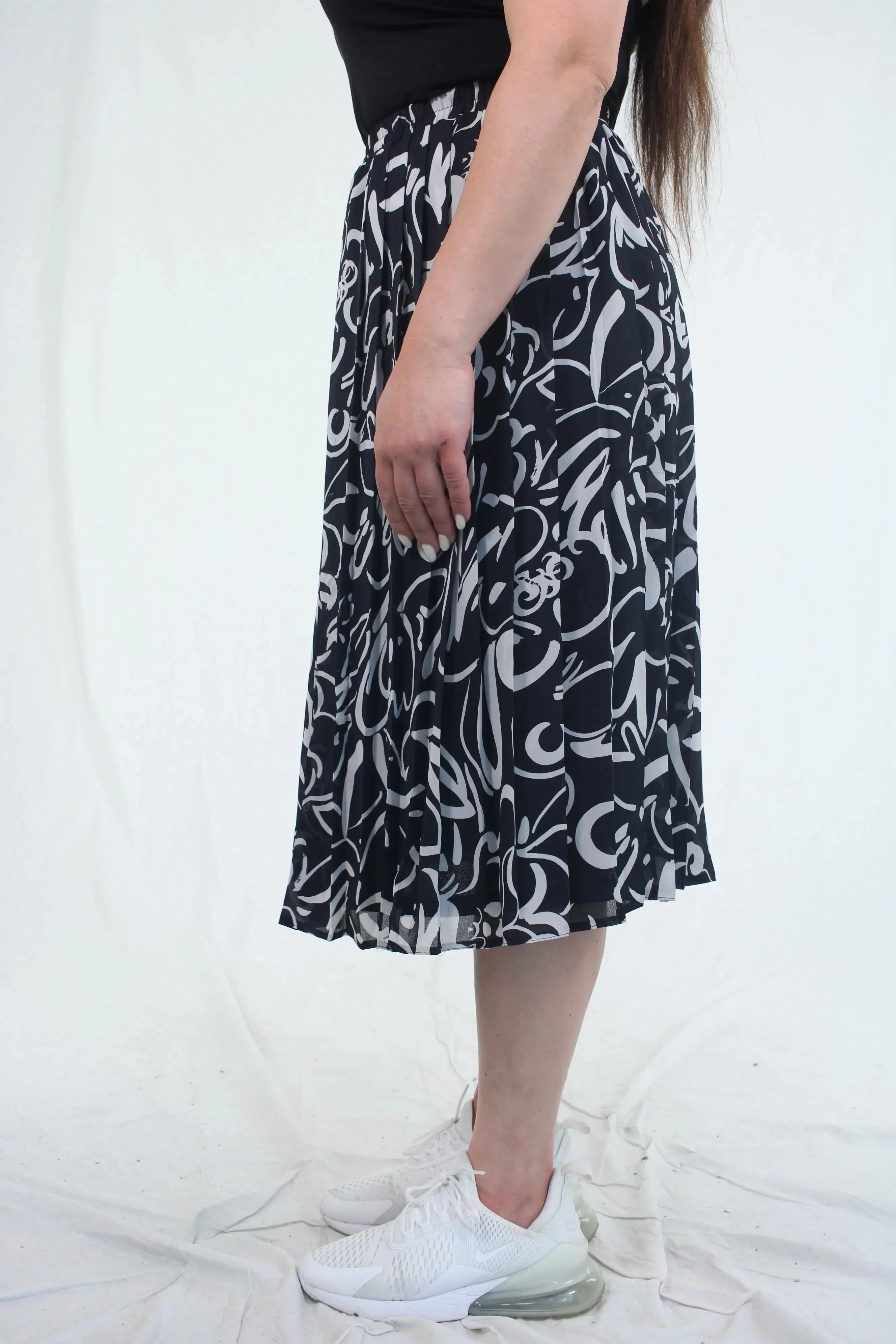 80s Pleated Skirt