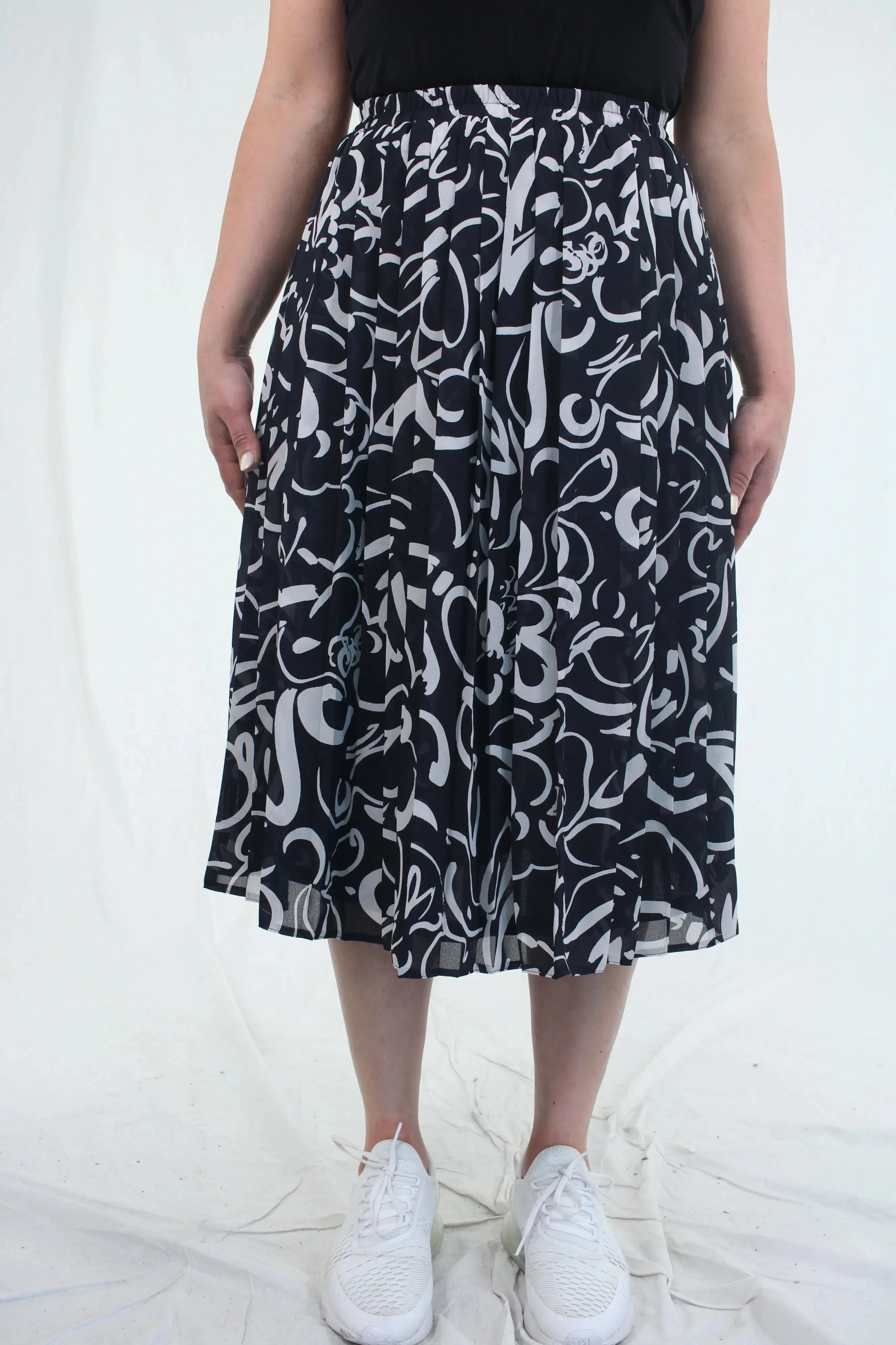 80s Pleated Skirt