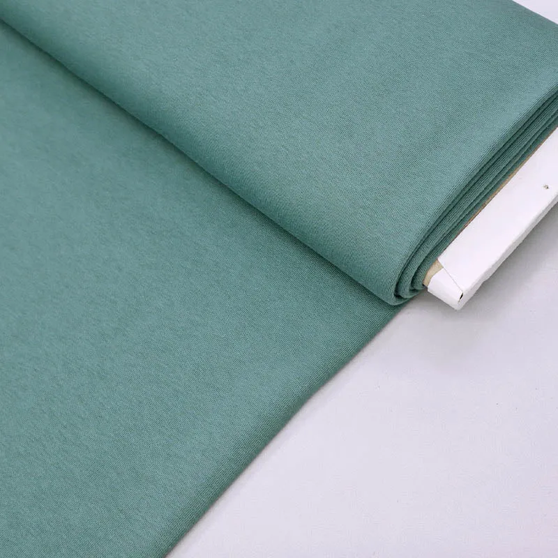 90CM REMNANT Organic Heavy Sweatshirting - Sage Green