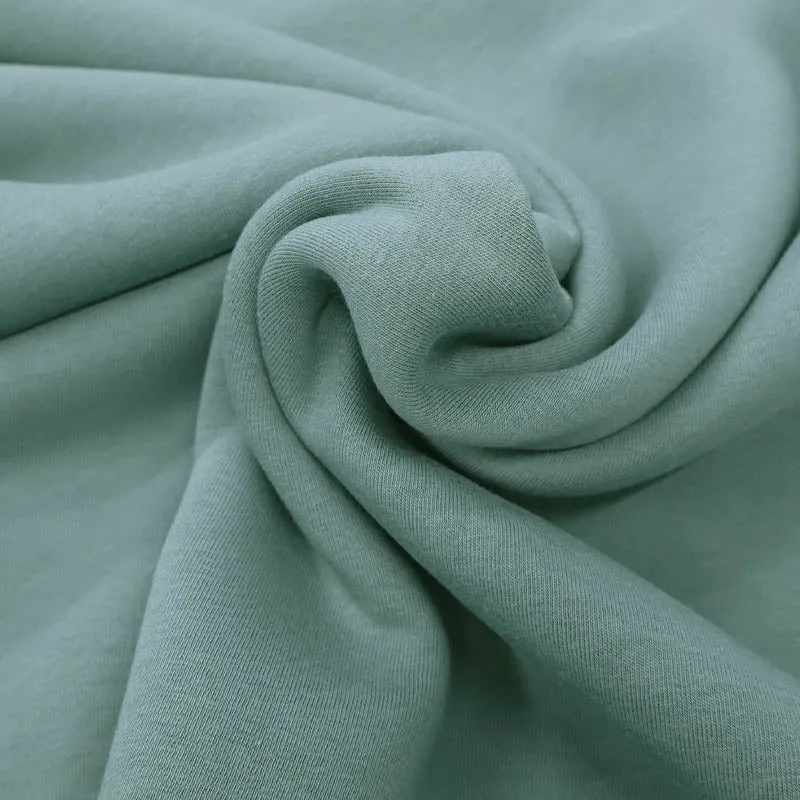 90CM REMNANT Organic Heavy Sweatshirting - Sage Green