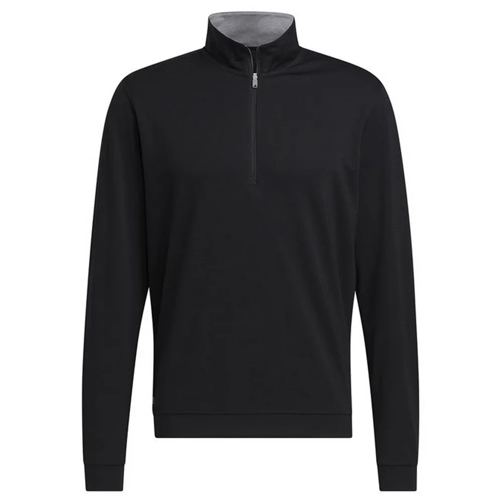 Adidas Mens Elevated Quarter Zip Sweatshirt