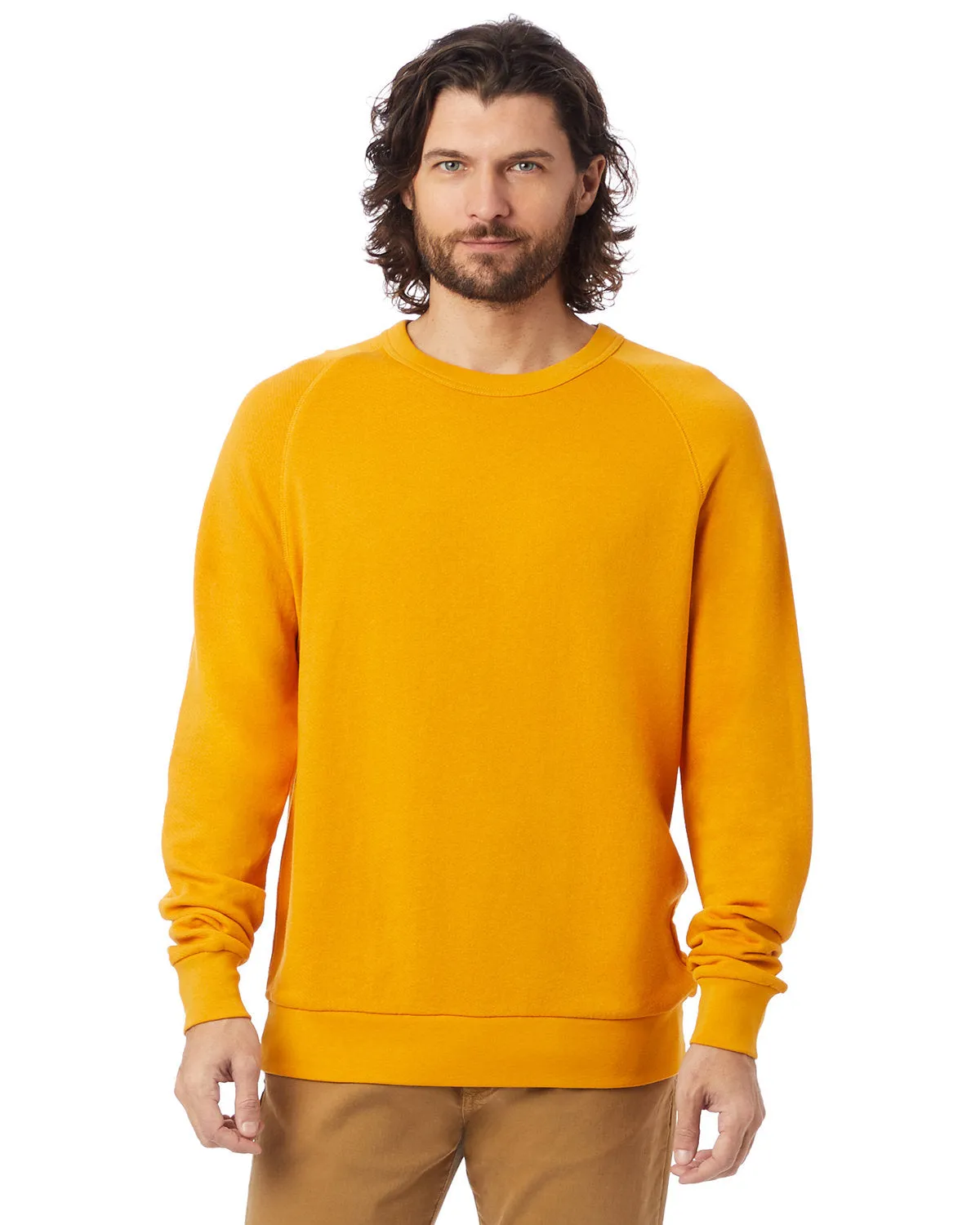 Alternative Unisex Washed Terry Champ Sweatshirt, Stay Gold