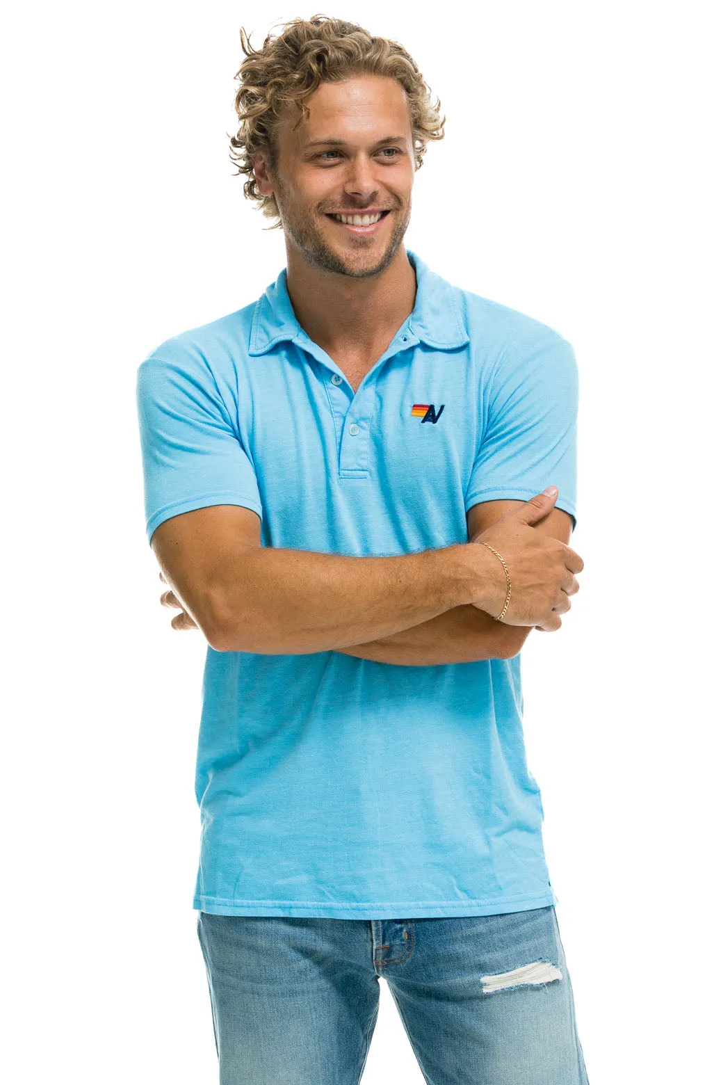 AVIATOR NATION POLO - SKY