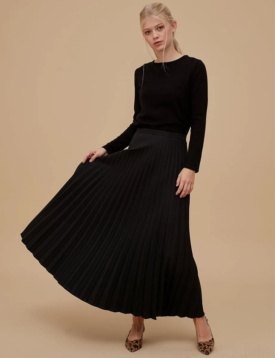 BASIC PLEATED SKIRT