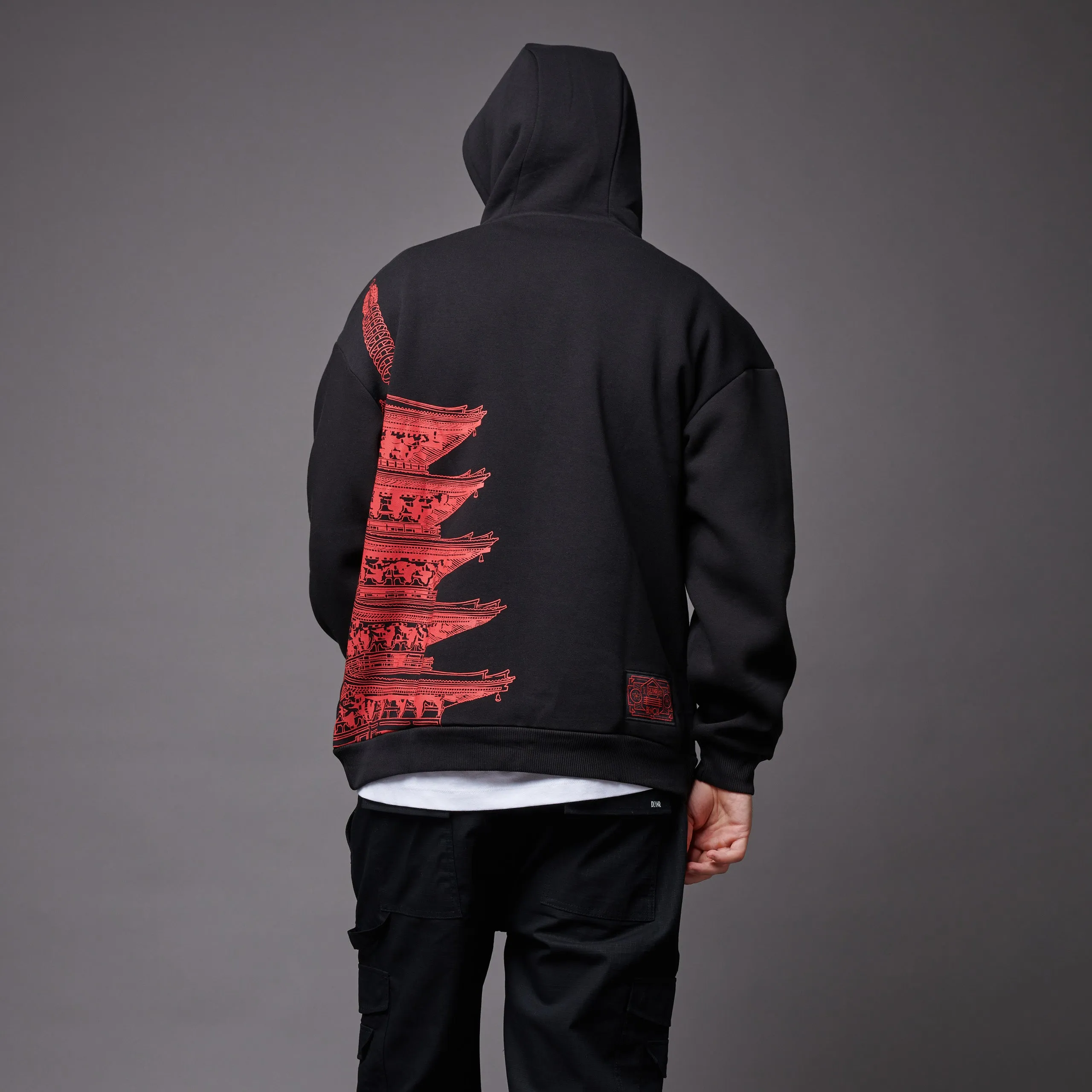 BENCH Tokyo Over Hoodie Magenta