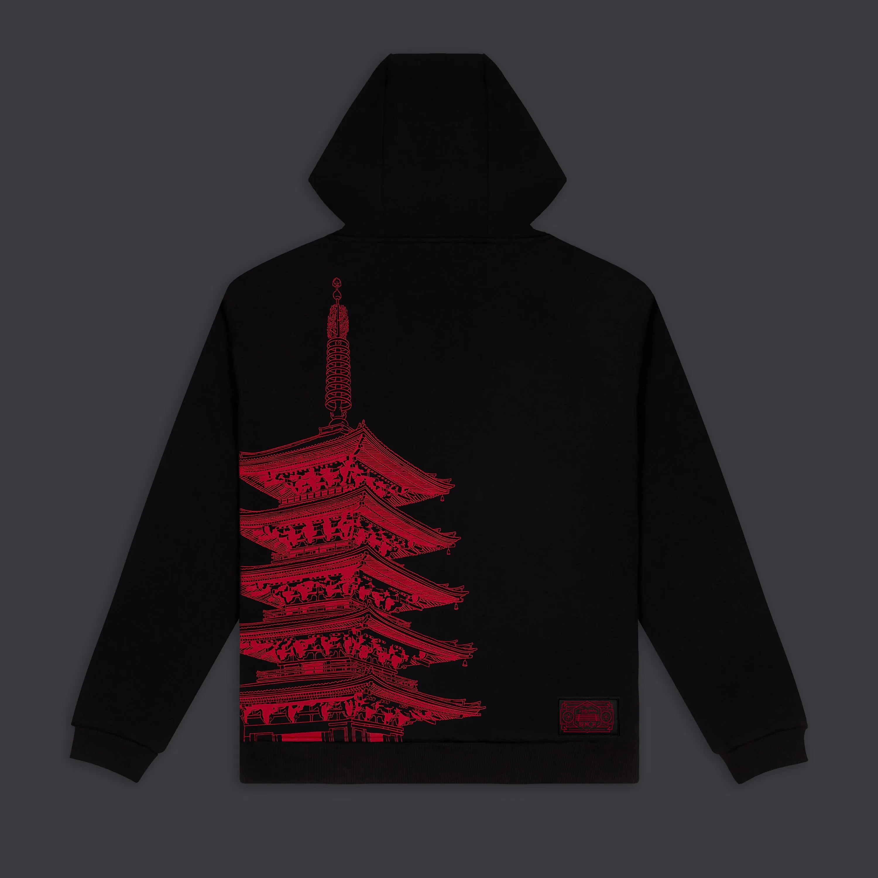 BENCH Tokyo Over Hoodie Magenta