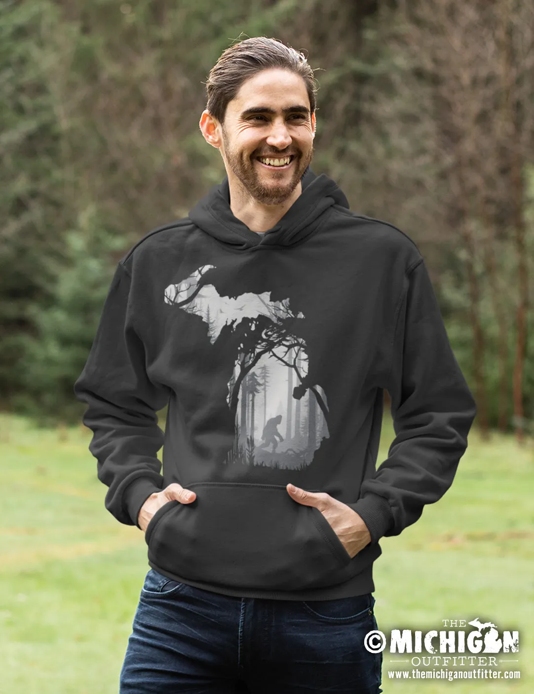 Big Foot Forest Hooded Sweatshirt