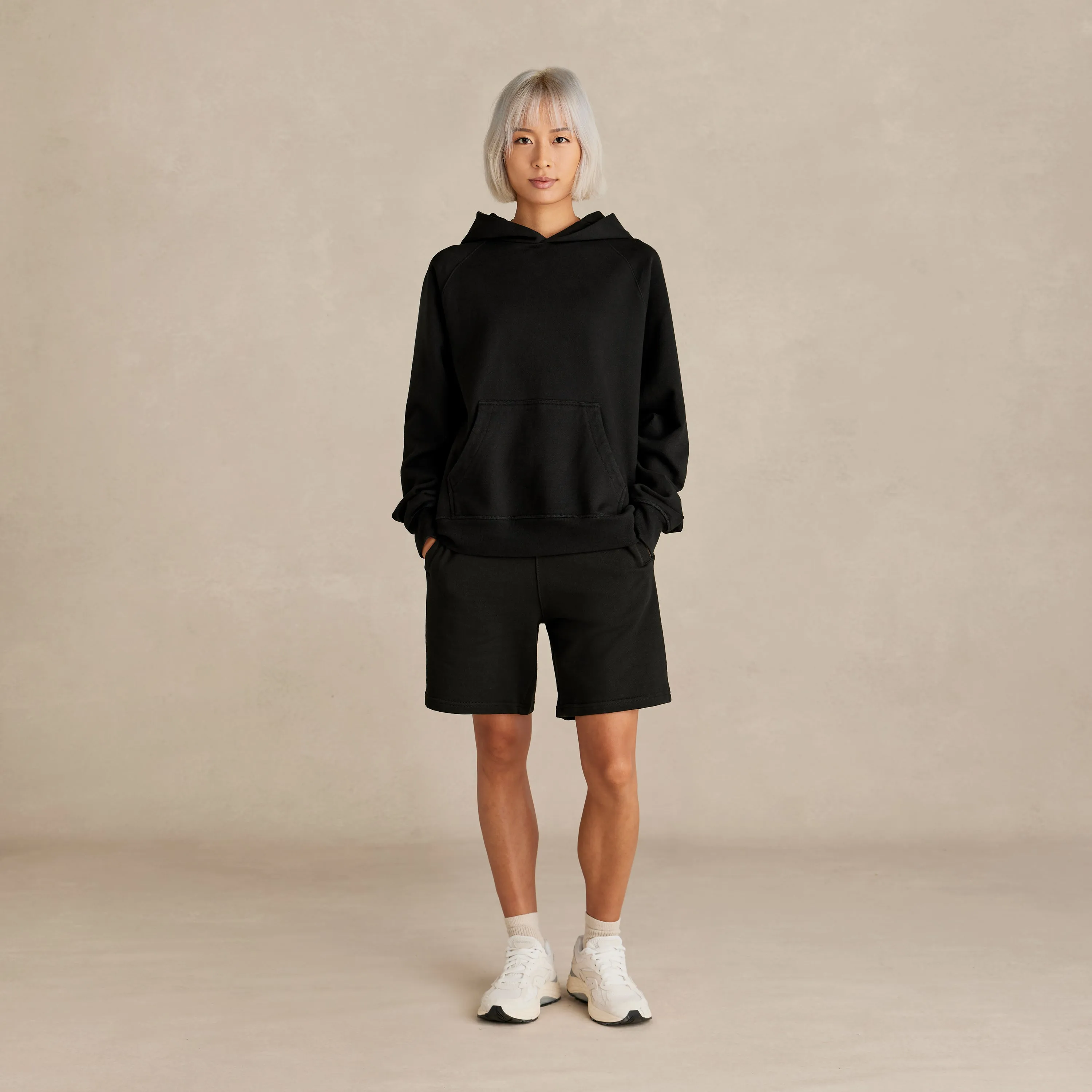 Black Organic Heavyweight Hooded Sweatshirt