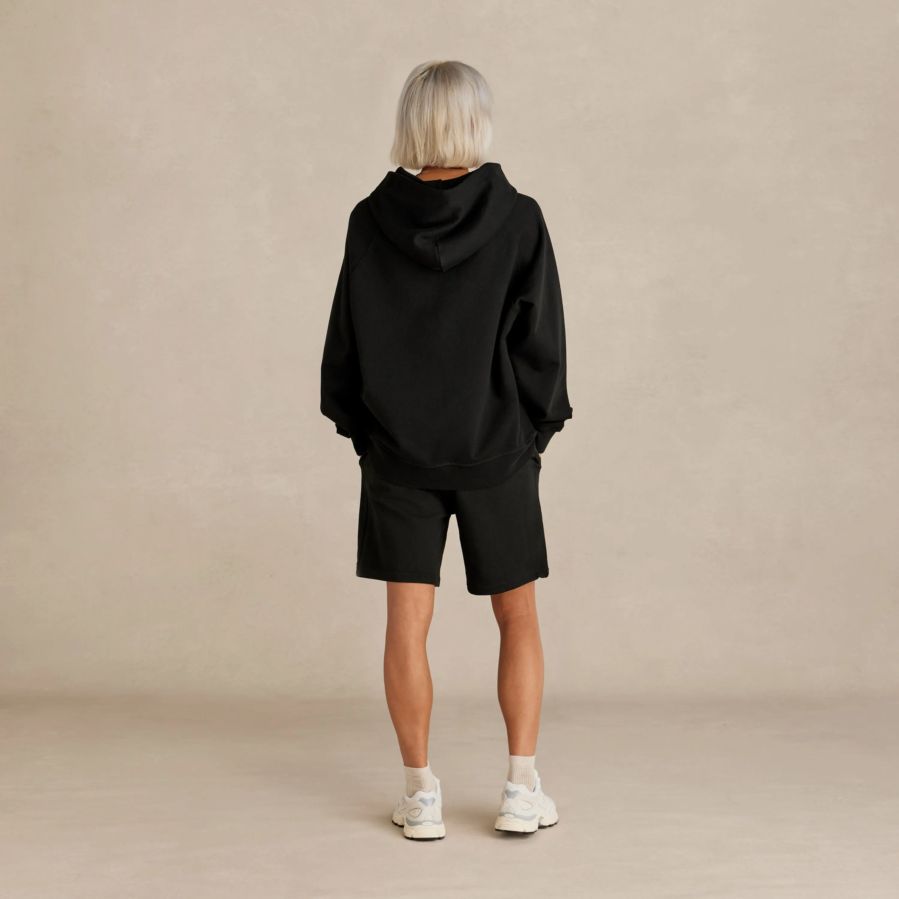 Black Organic Heavyweight Hooded Sweatshirt