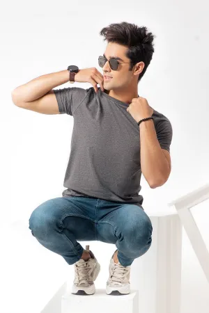 Charcoal Basic Tee