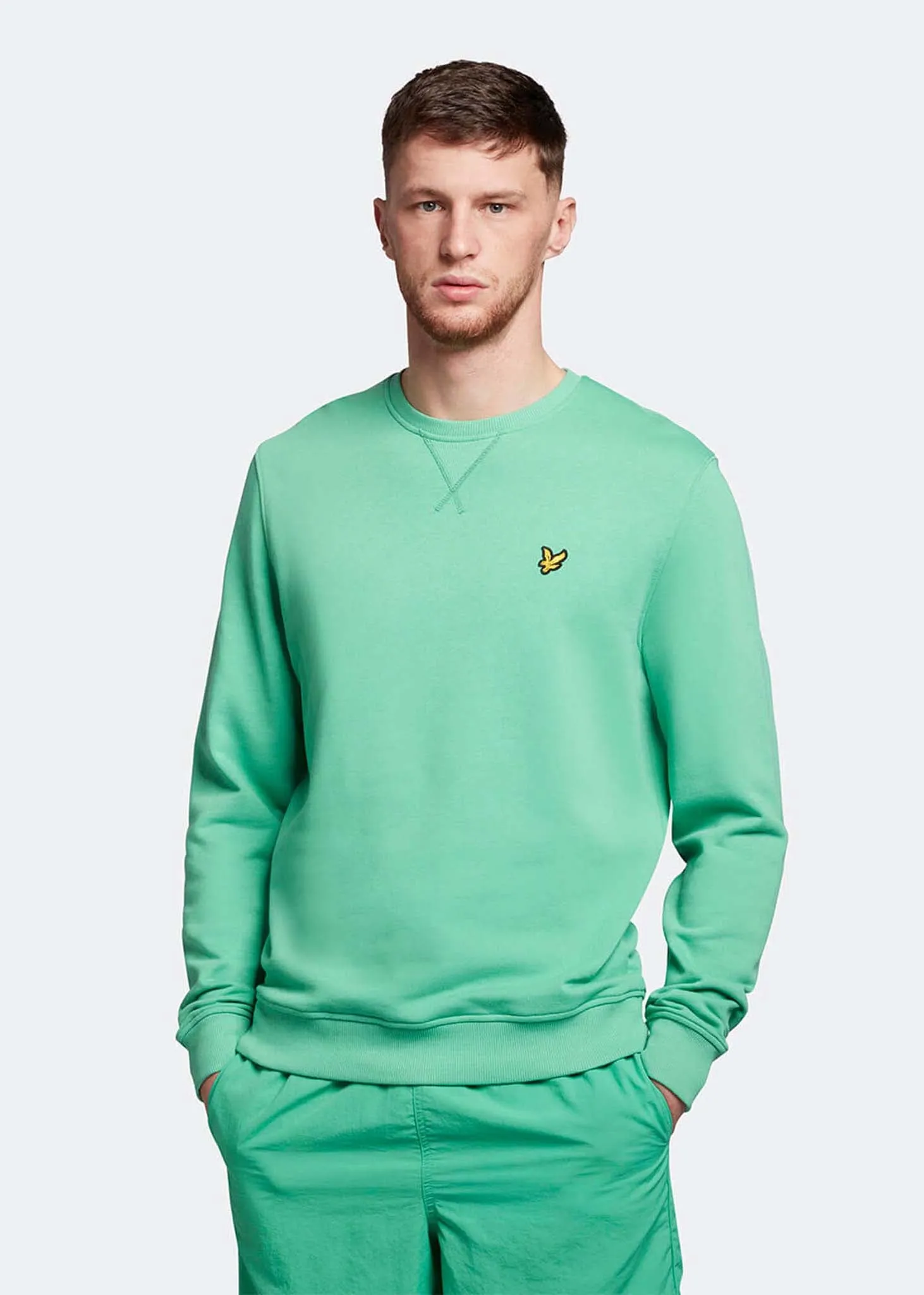 Crew neck sweatshirt - green glaze