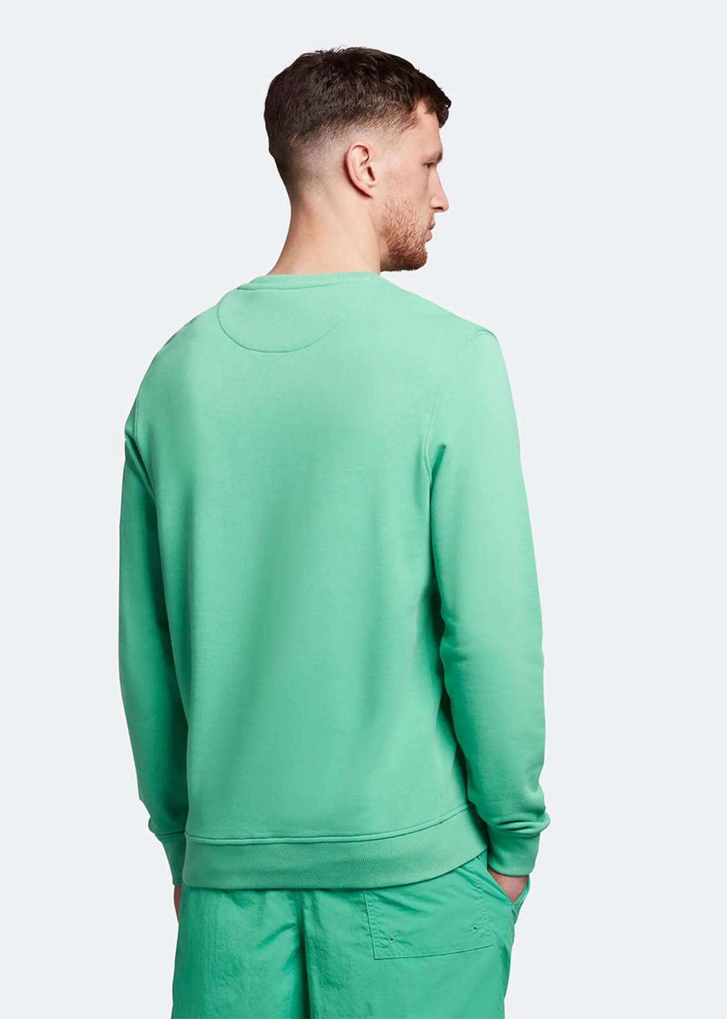 Crew neck sweatshirt - green glaze
