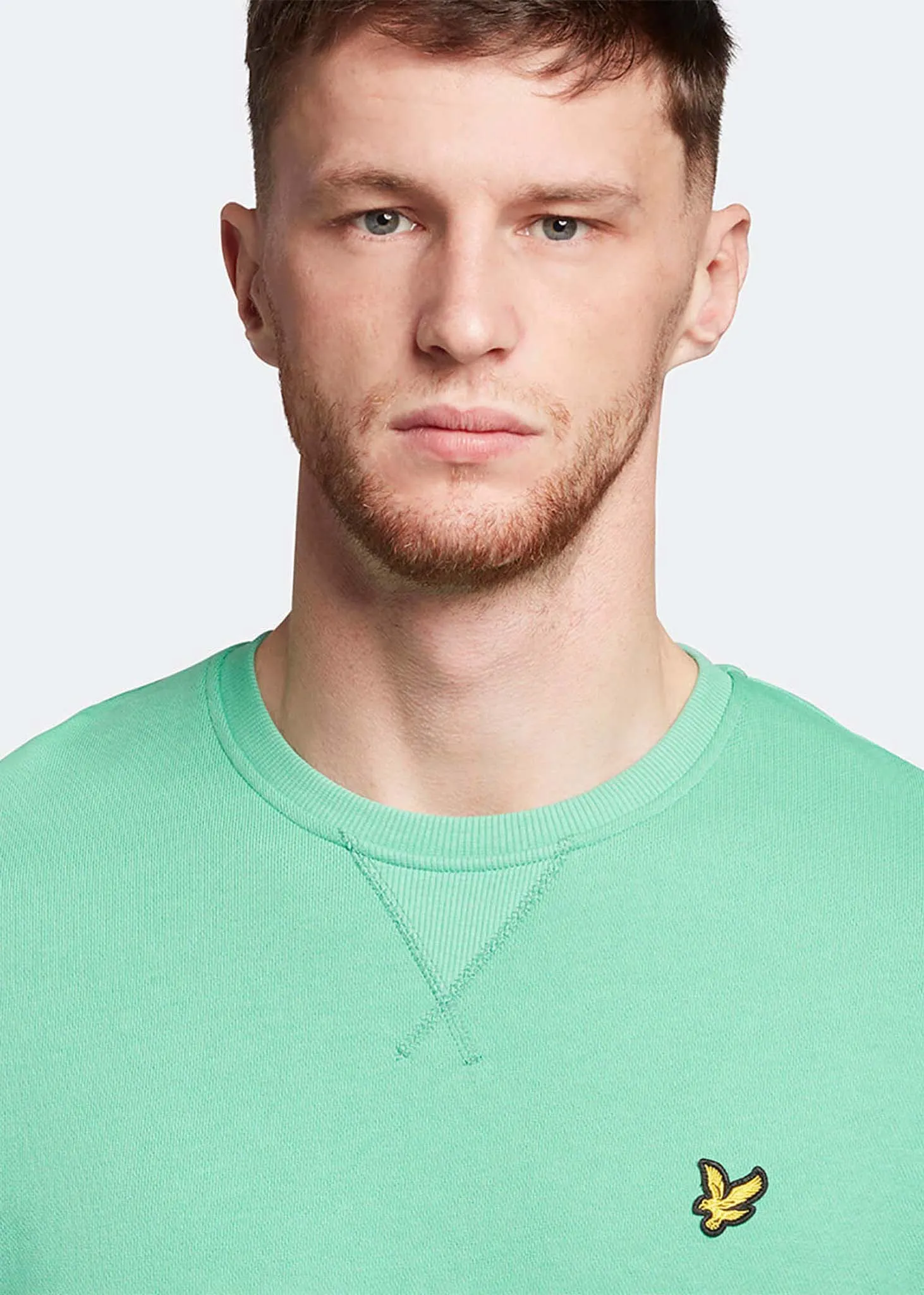 Crew neck sweatshirt - green glaze