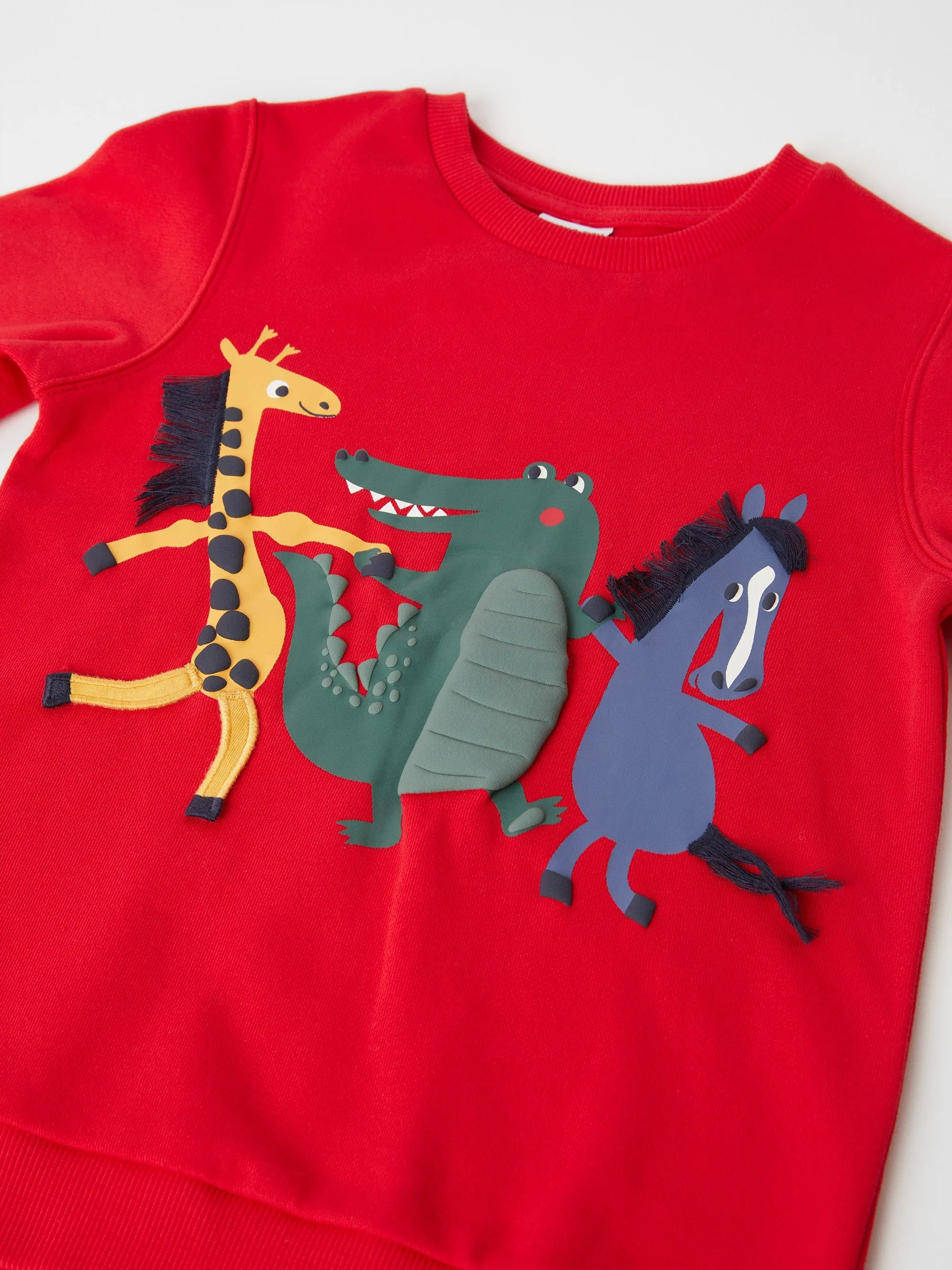 Dancing Animal Kids Sweatshirt