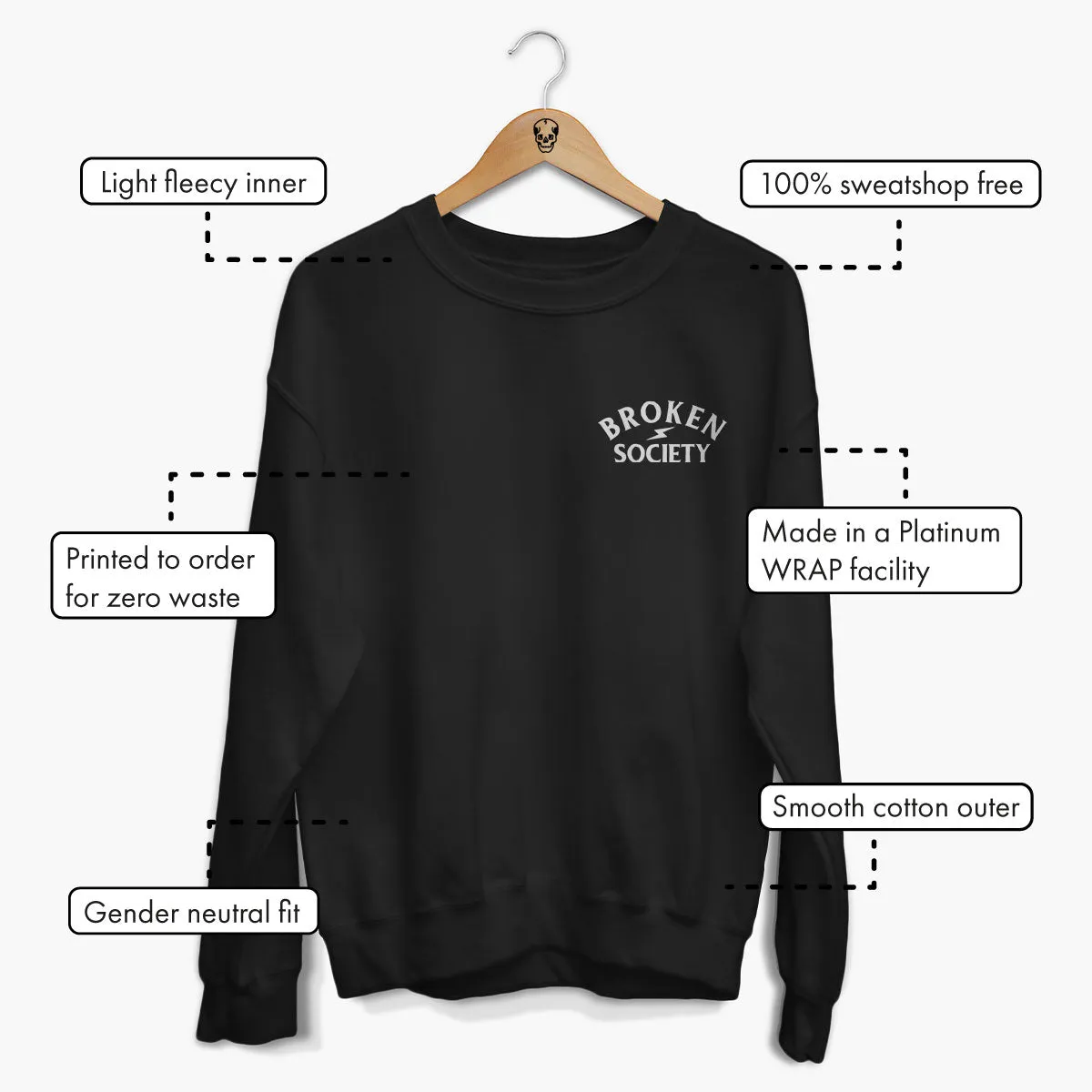 Death Before Decaf Sweatshirt (Unisex)