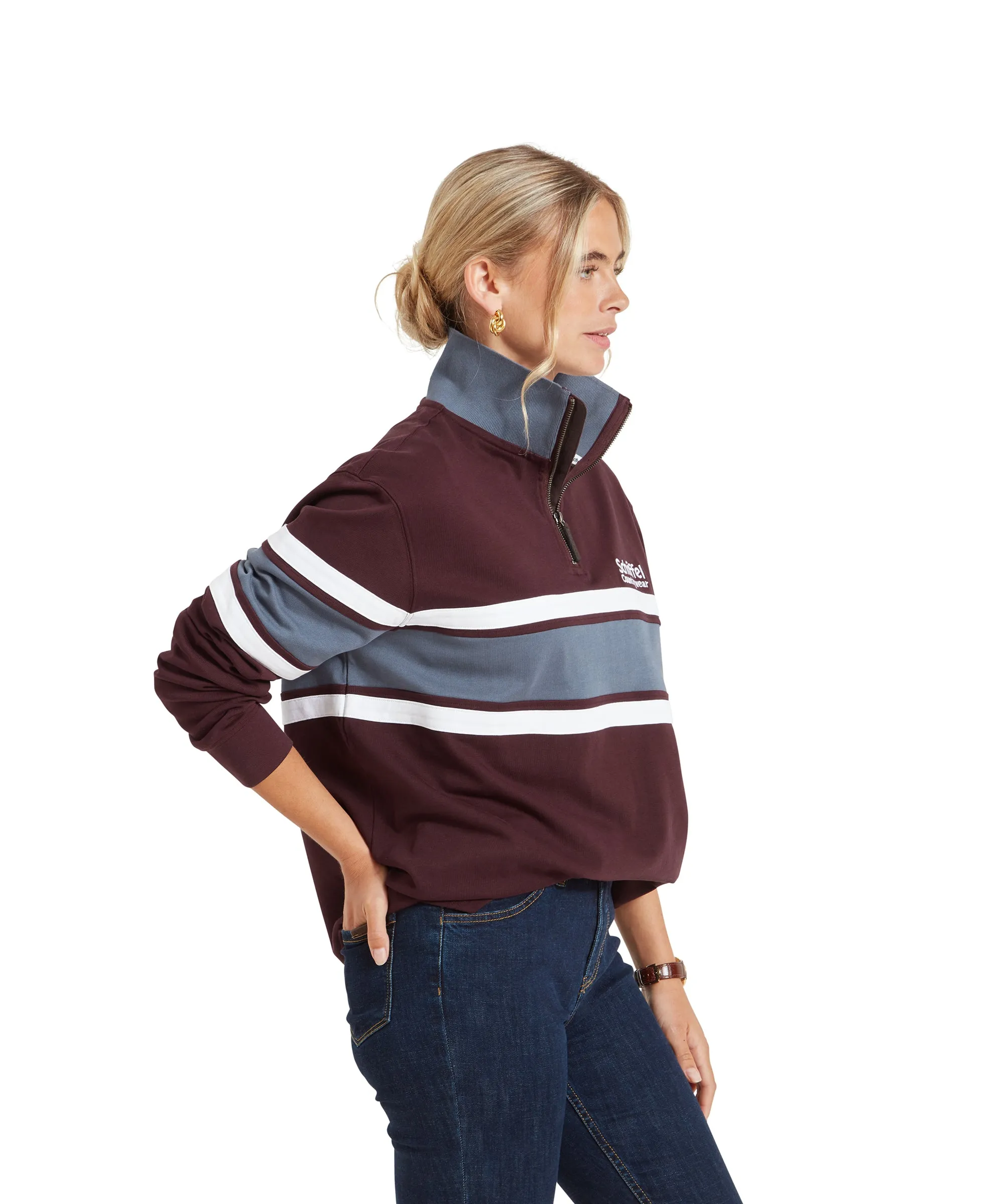 Exmouth Heritage Quarter Zip - Wine