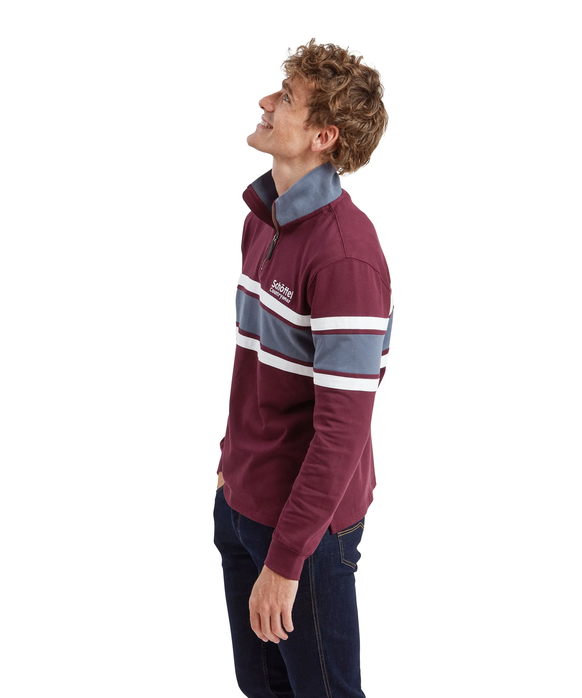 Exmouth Heritage Quarter Zip - Wine