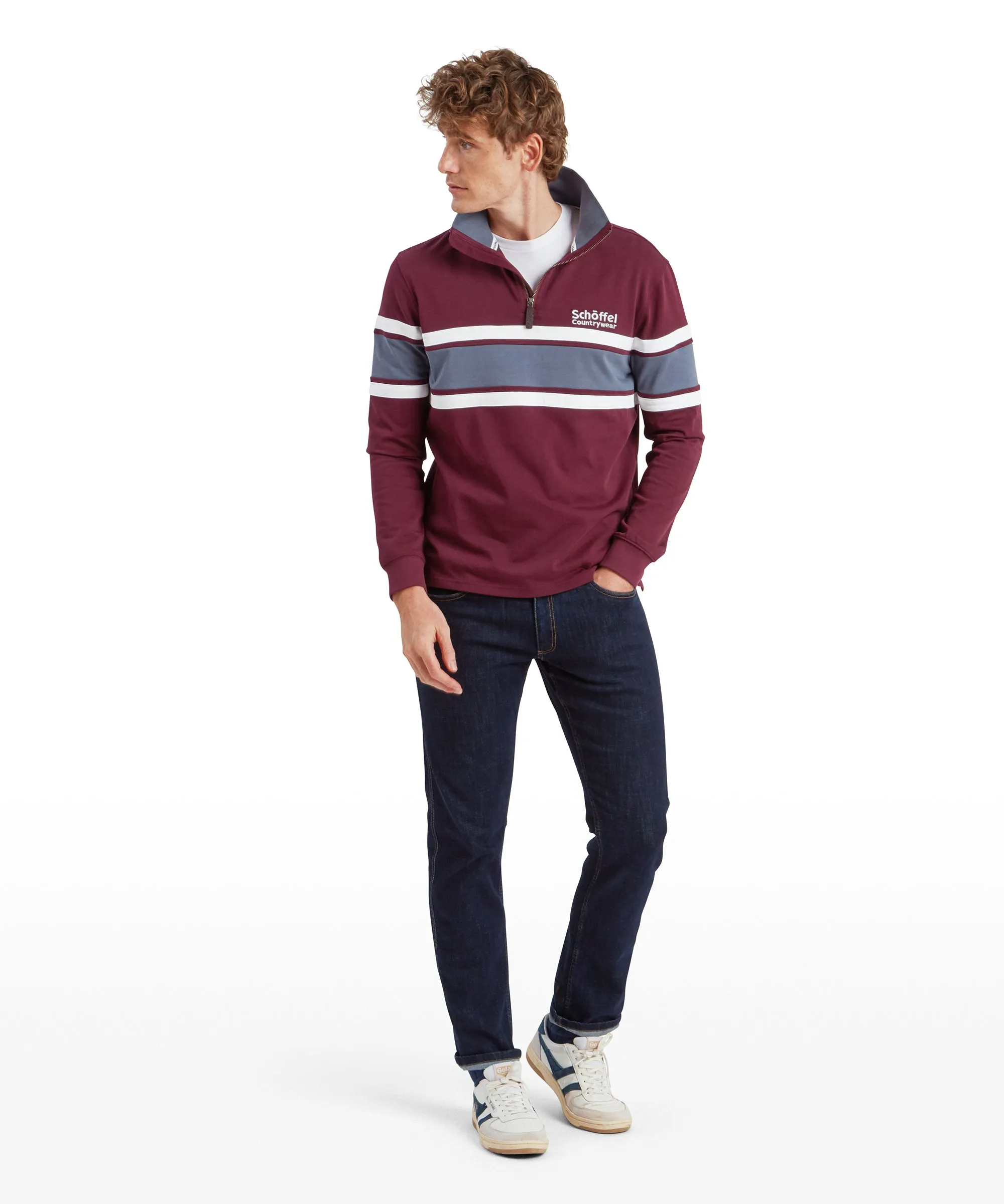 Exmouth Heritage Quarter Zip - Wine