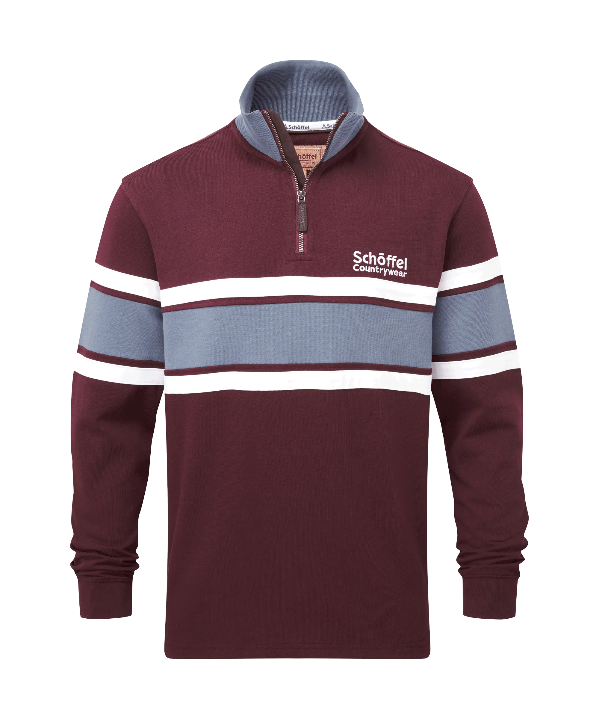 Exmouth Heritage Quarter Zip - Wine