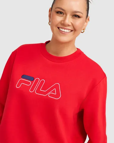 FILA UNISEX CLASSIC RED CREW