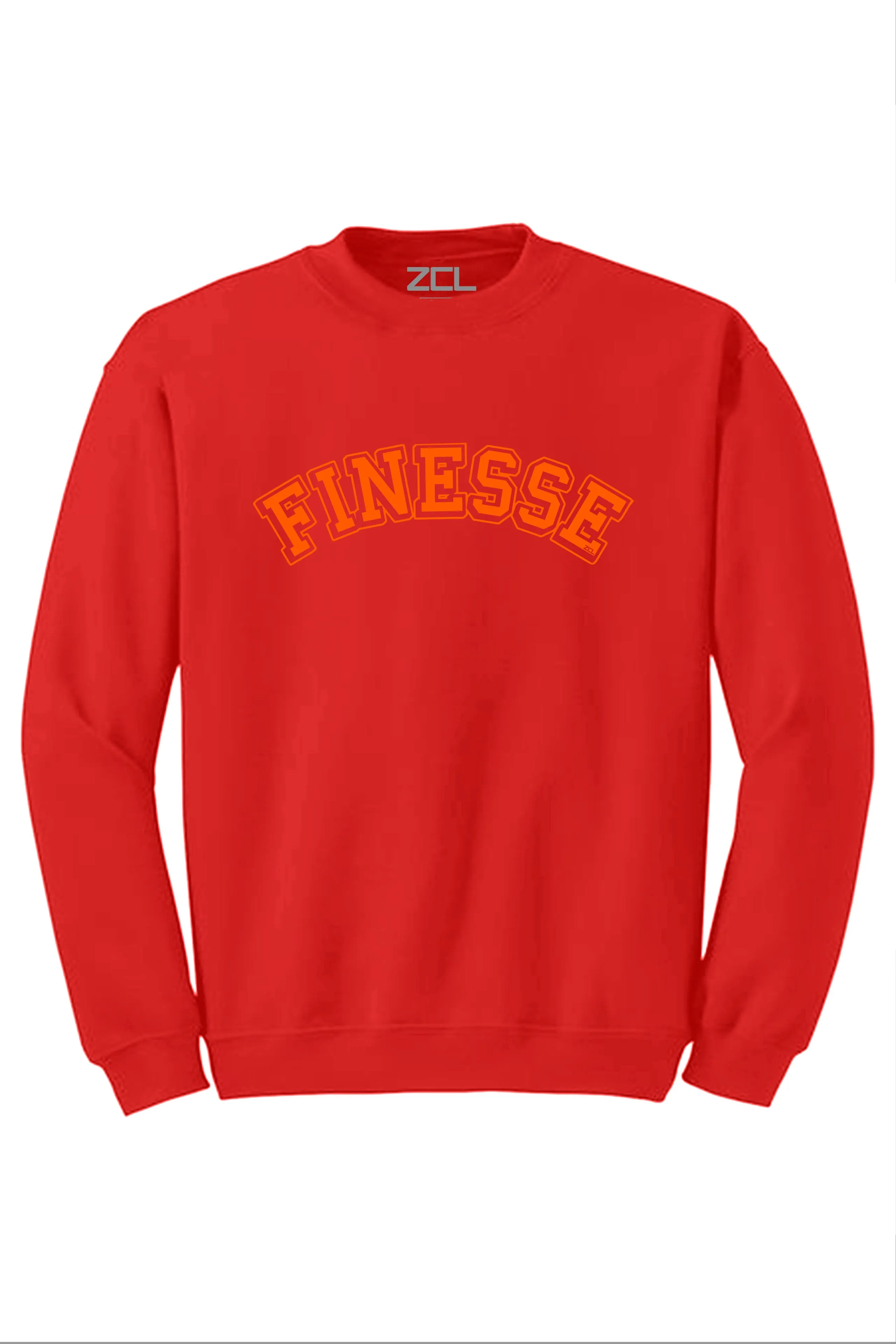 Finesse Crewneck Sweatshirt (Orange Logo)