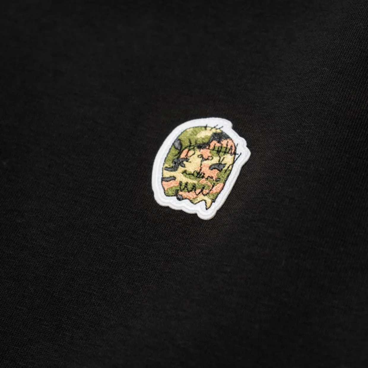Forty Parker Logo Badge Black Sweatshirt