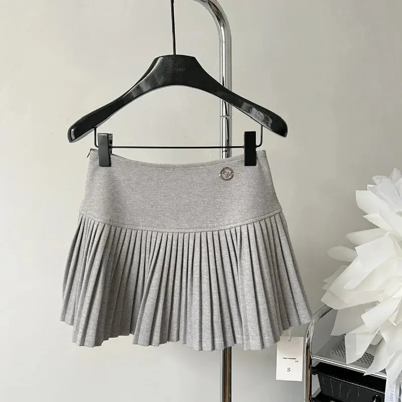 Ginny Pleated Mini Skirt