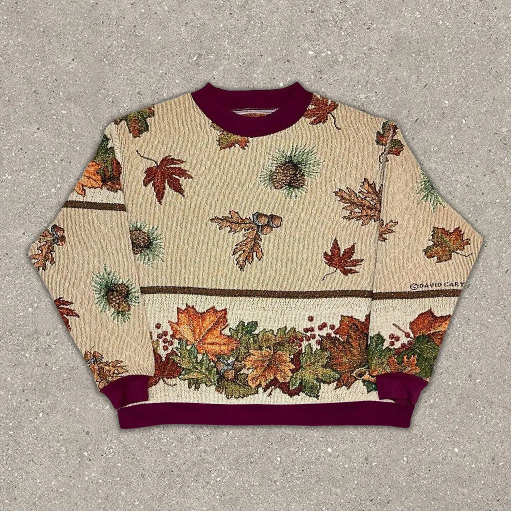 Halloween Casual Vintage Long Sleeve Sweatshirt