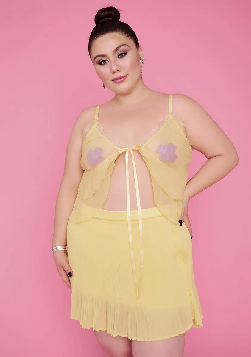 Her Honeymoon Avenue Chiffon Skirt