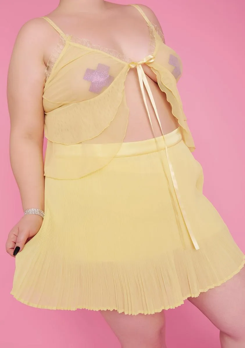 Her Honeymoon Avenue Chiffon Skirt