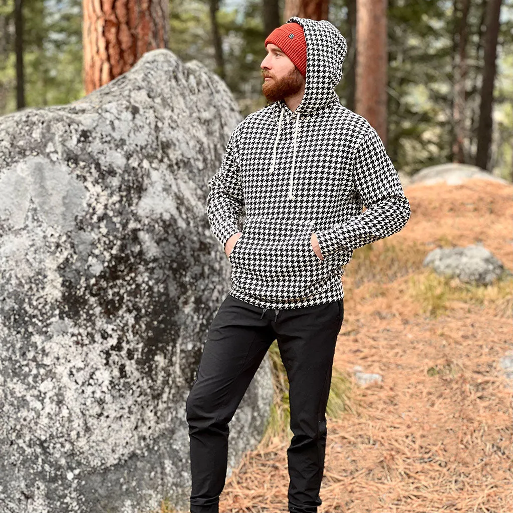 Houndstooth Heavyweight Hoodie