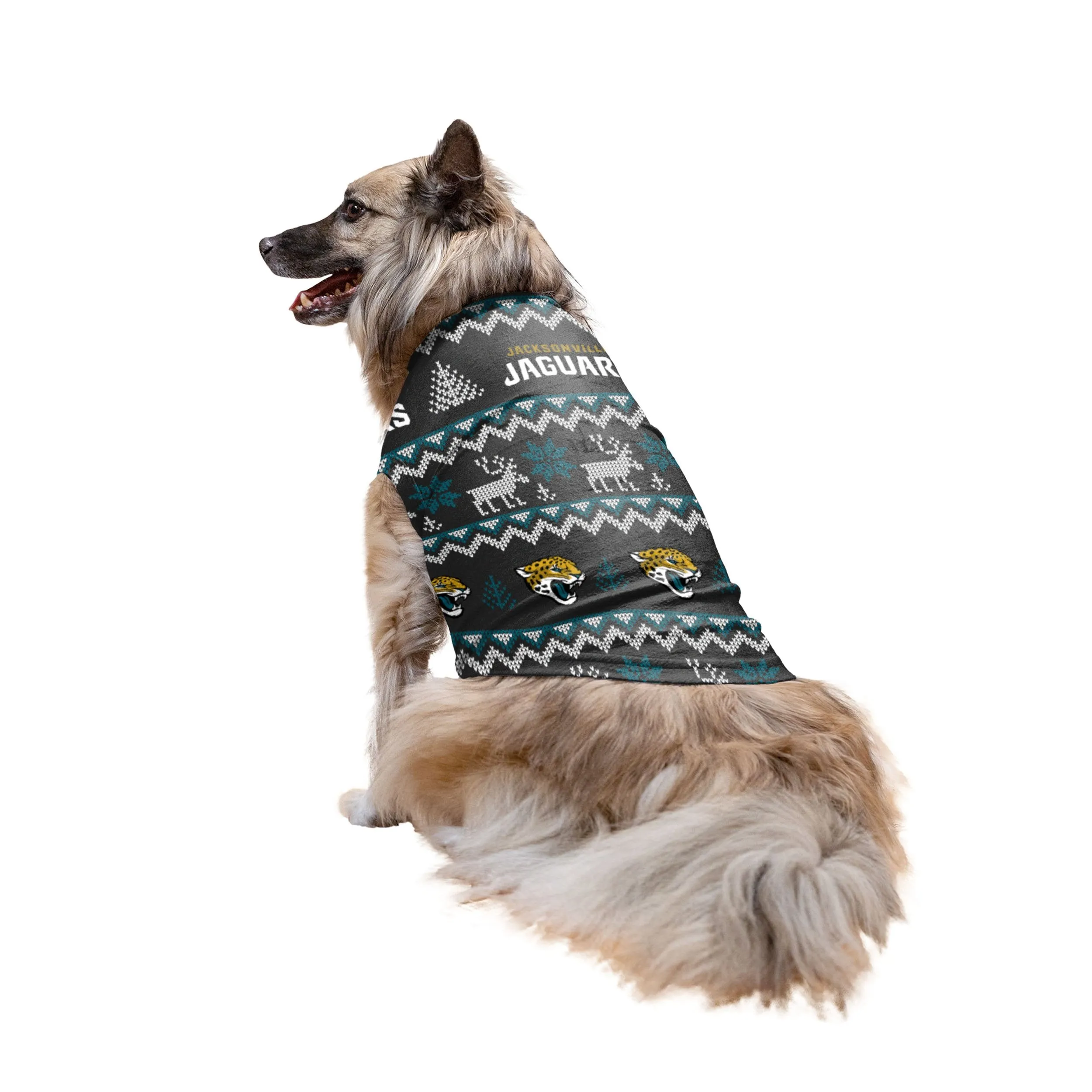 Jacksonville Jaguars NFL Ugly Pattern Family Holiday Pajamas