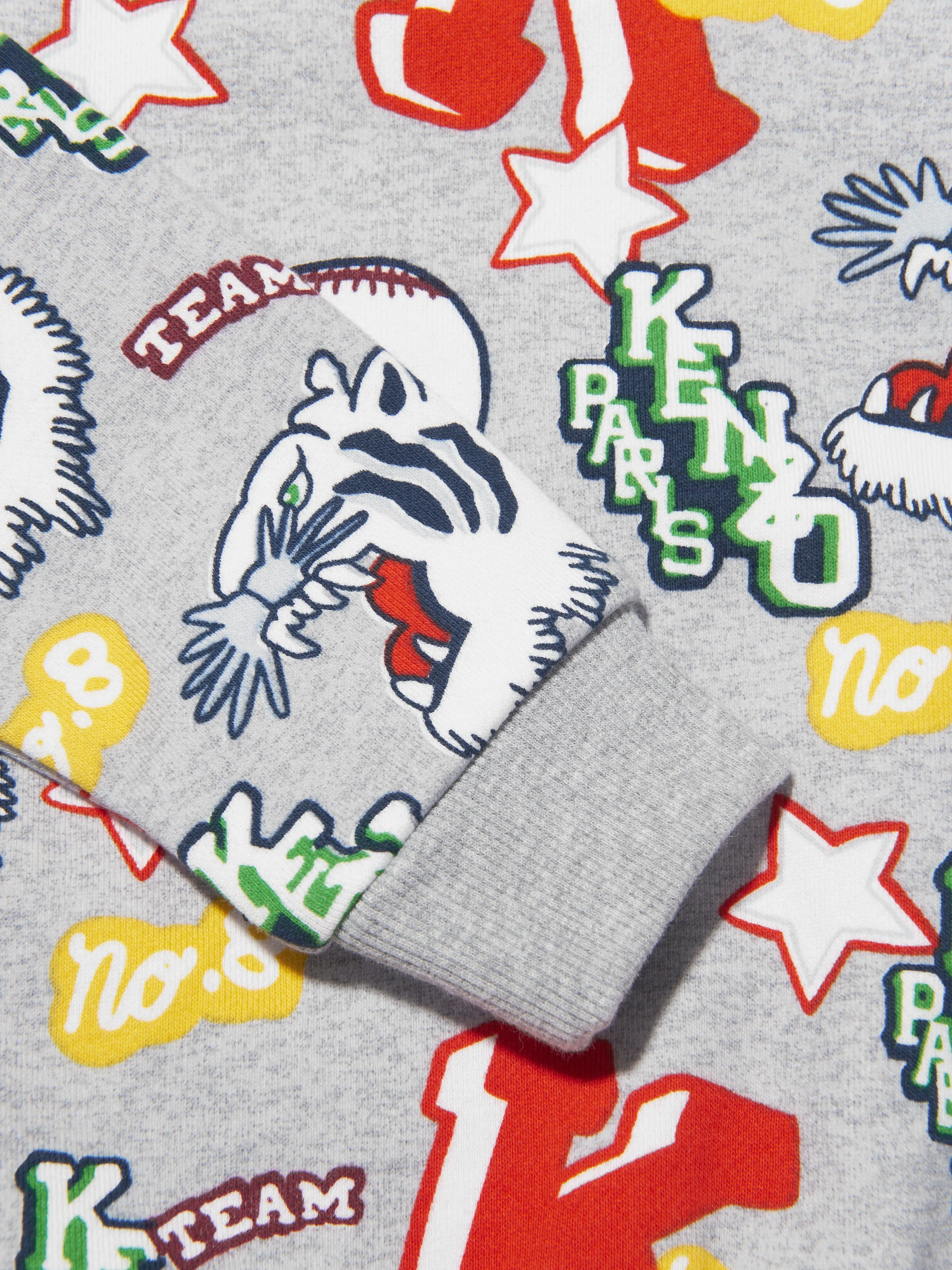 KENZO Boys Kenzo Club Sweatshirt in Grey