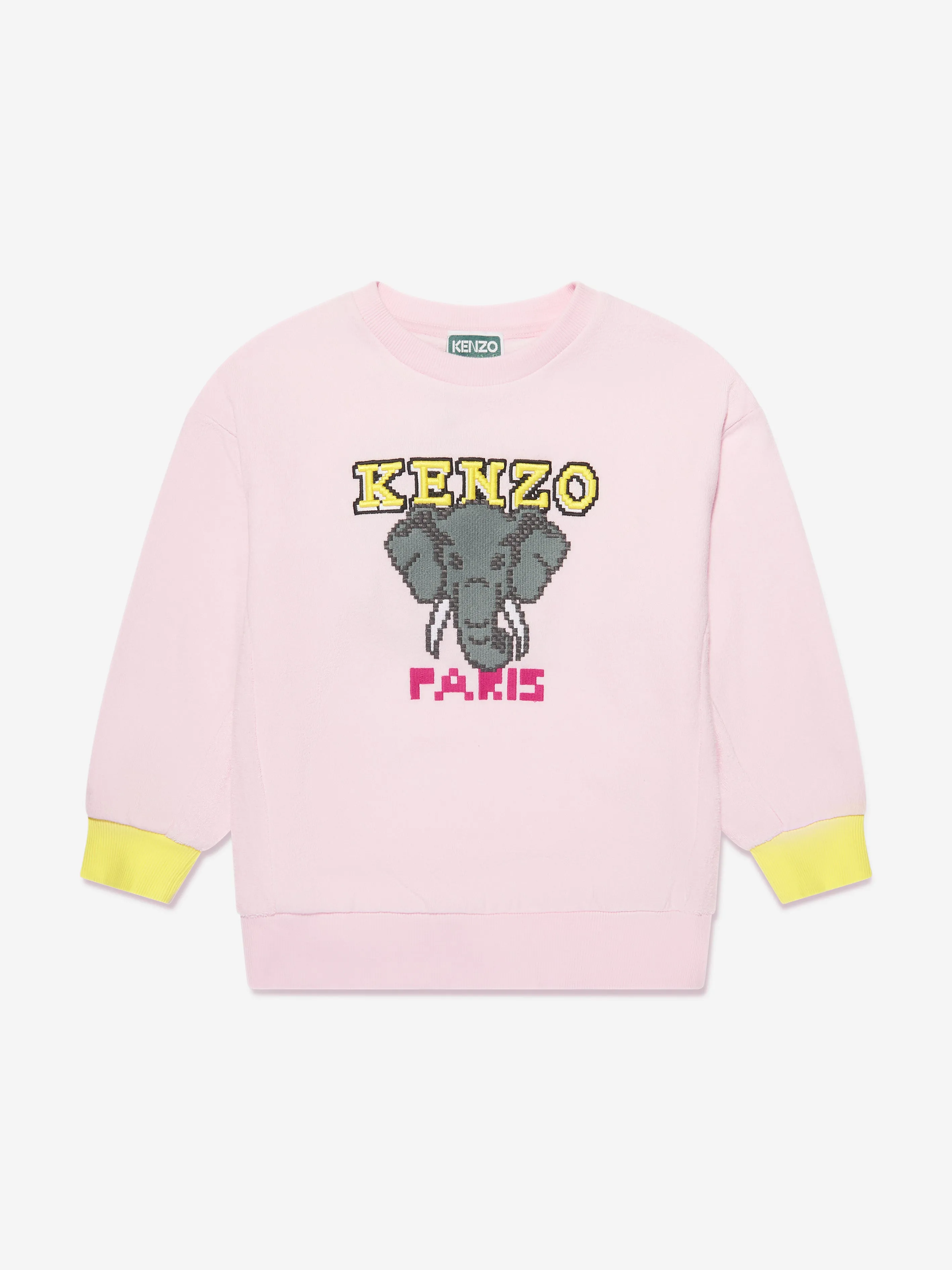 KENZO Girls Jungle Game Sweatshirt in Pink