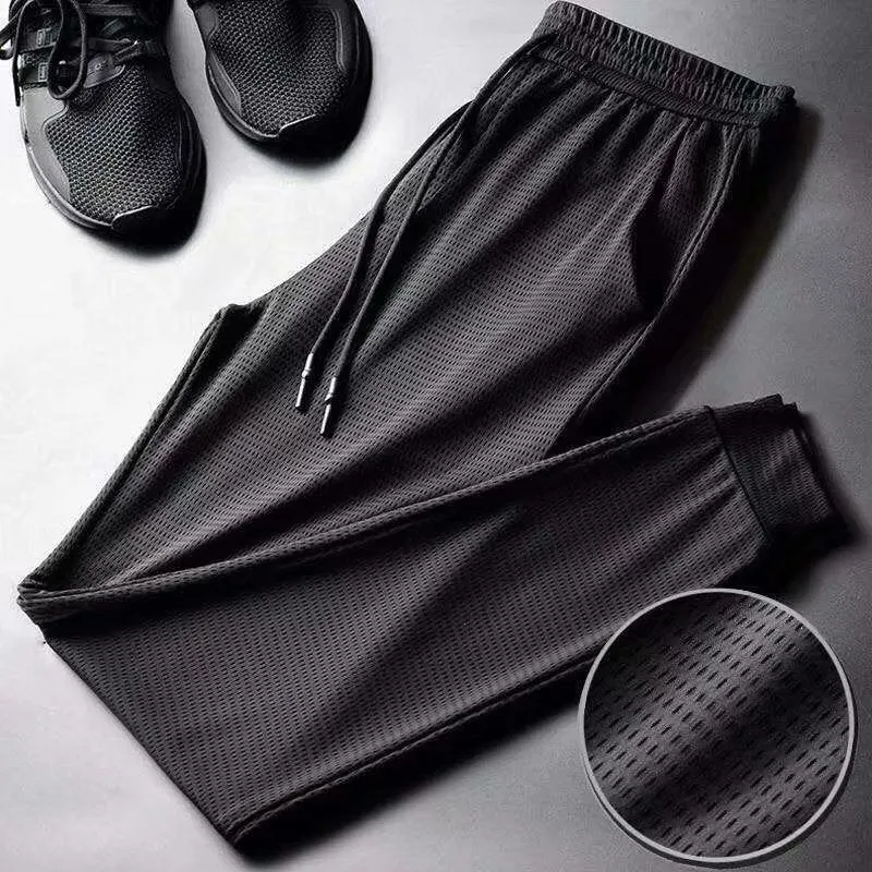 Men Pants Summer Casual Pants Breathable Men's Pants Sports Pants