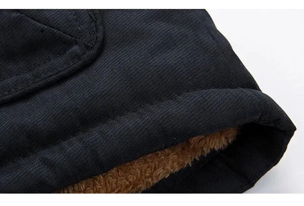 Men's Winter Thick Long Parka With Detachable Hood