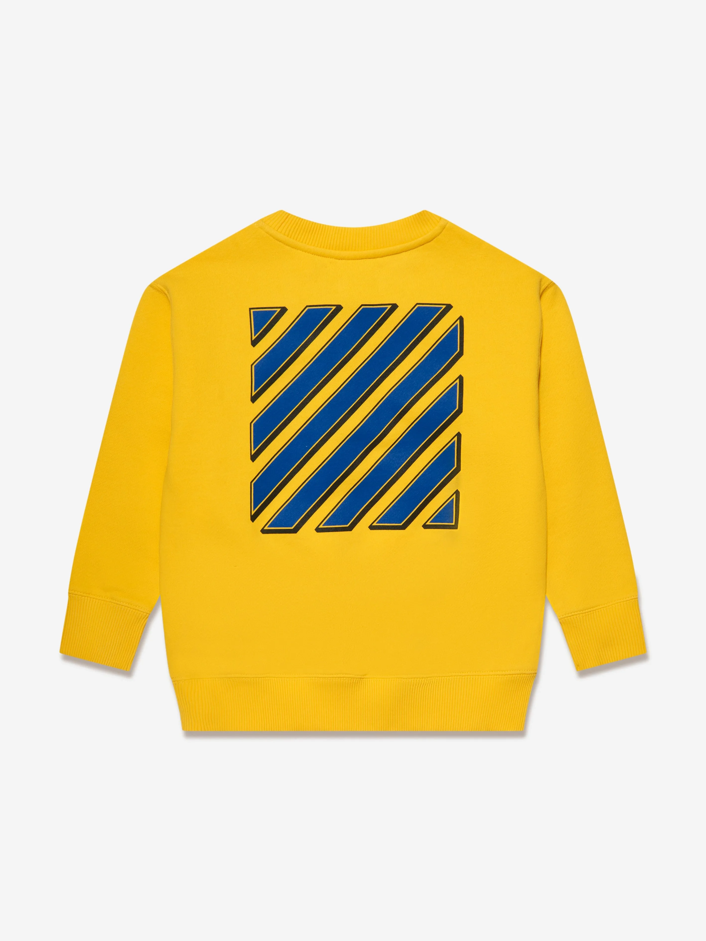 Off-White Boys Baseball Logo Sweatshirt in Yellow