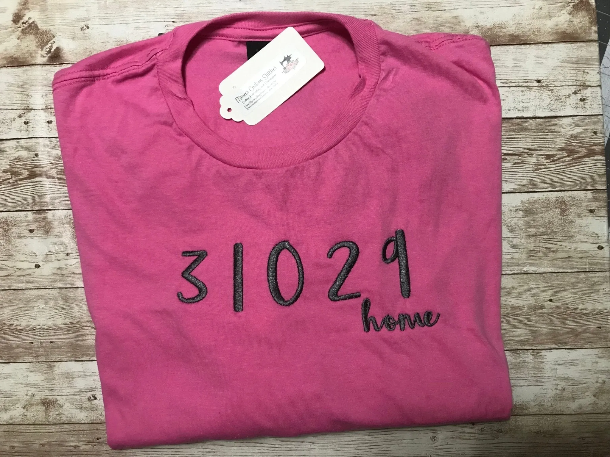 Personalized Zipcode Home Unisex Short Sleeve T Shirt Gift
