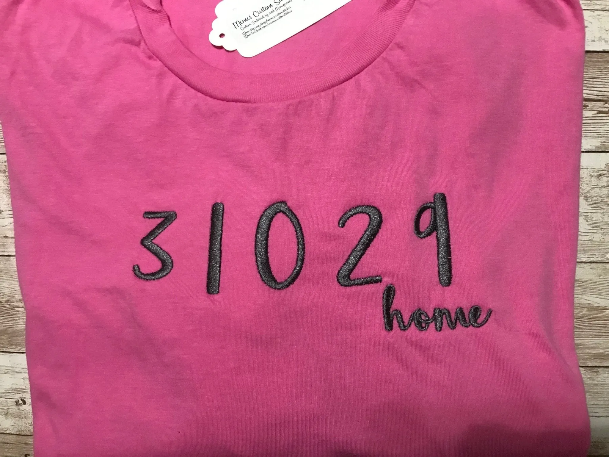 Personalized Zipcode Home Unisex Short Sleeve T Shirt Gift