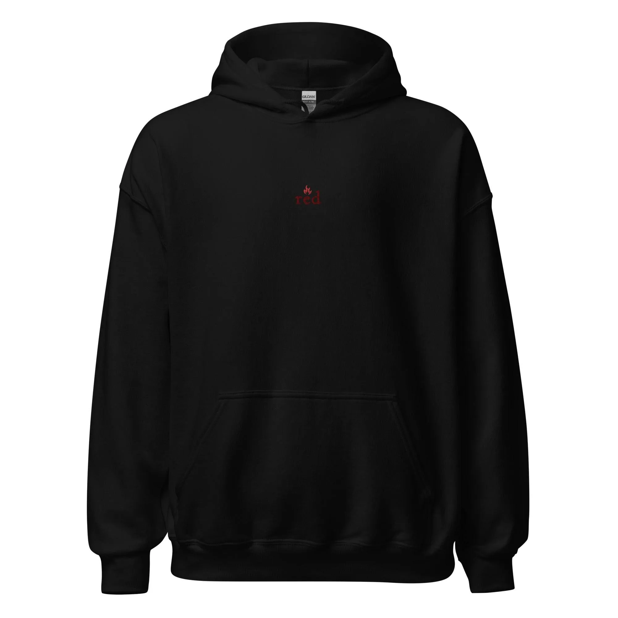 Red Jules Ambrose Embroidered Hoodie