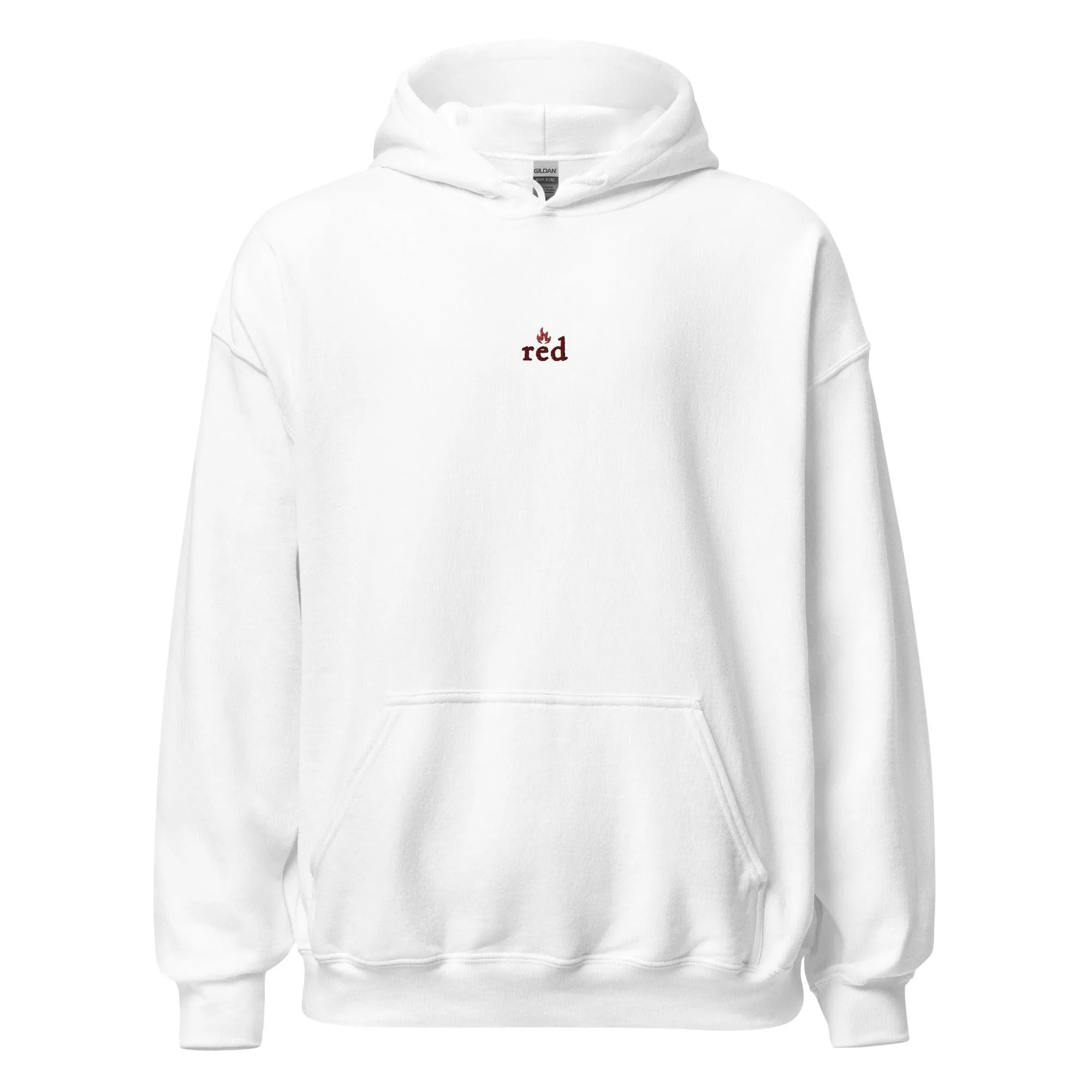Red Jules Ambrose Embroidered Hoodie