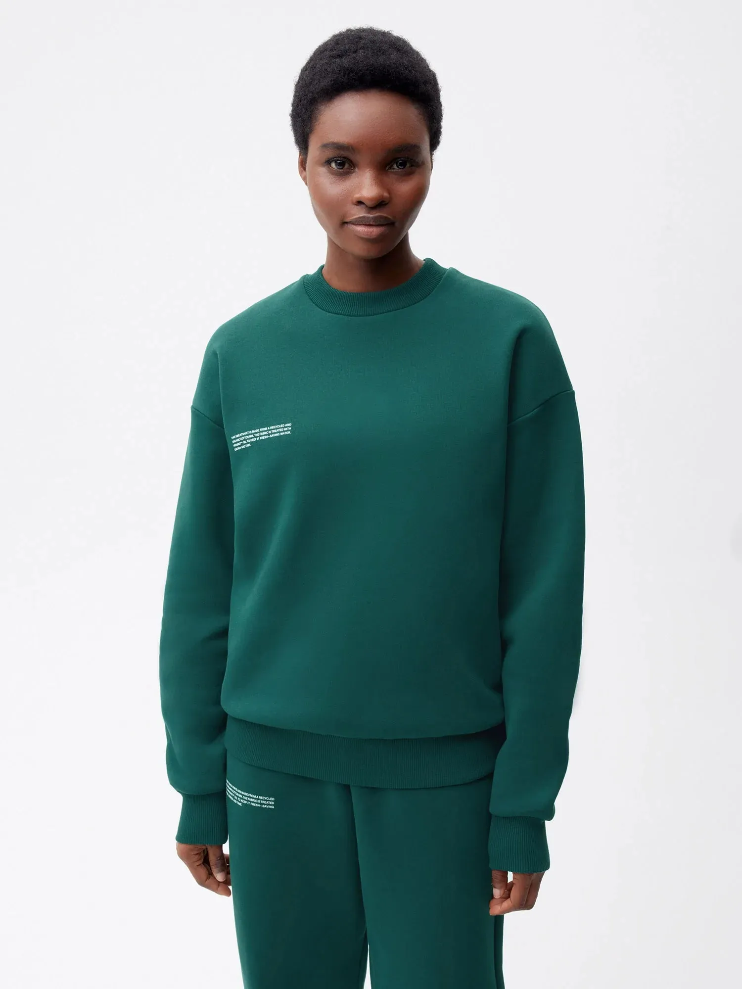 Signature Sweatshirt - Neutral Tones—foliage green