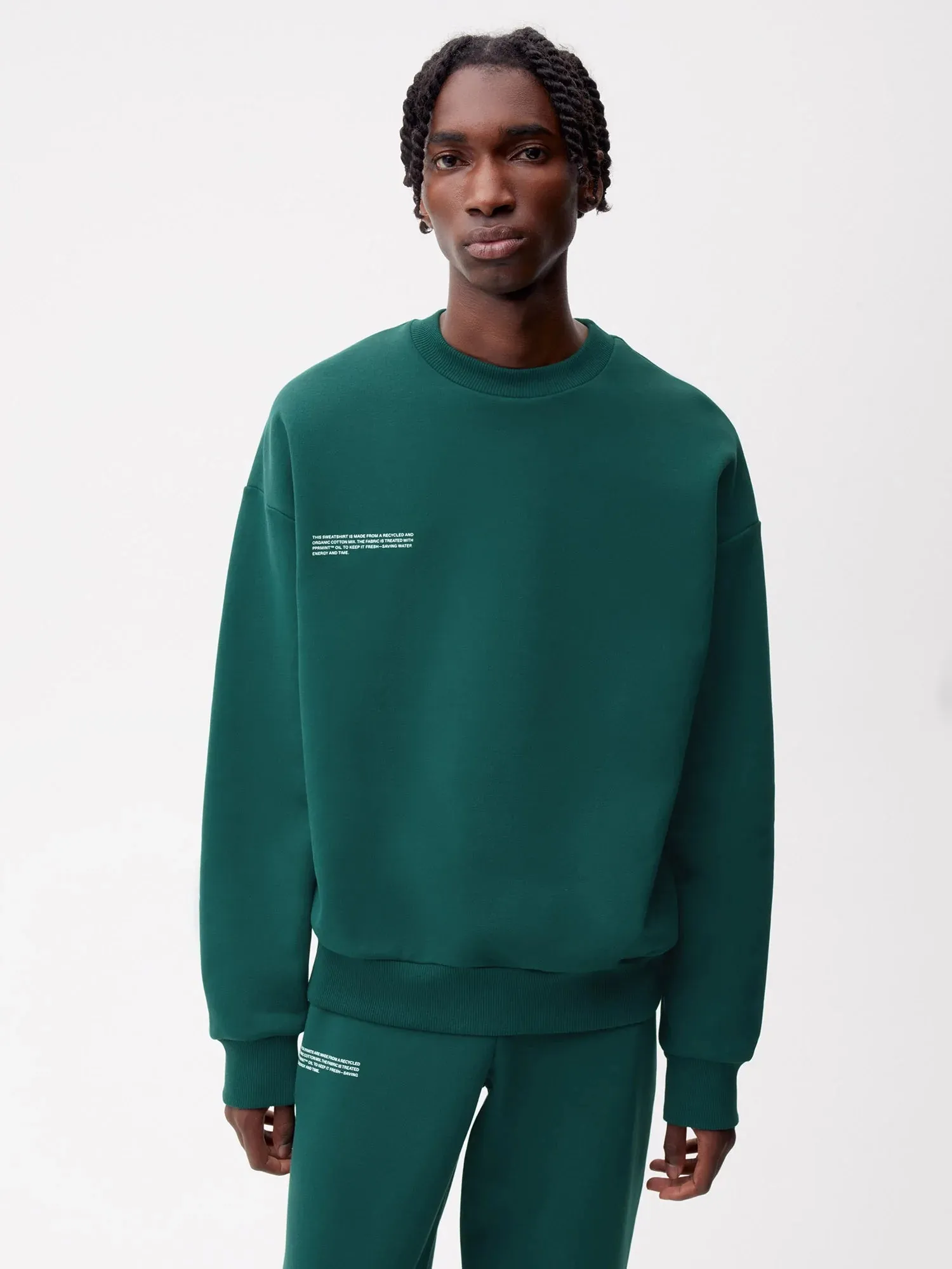 Signature Sweatshirt - Neutral Tones—foliage green