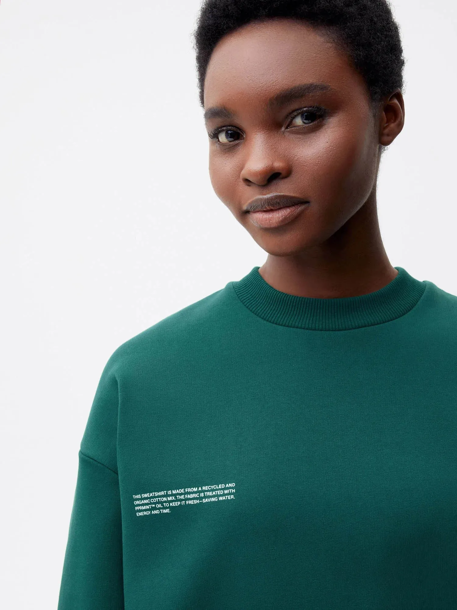 Signature Sweatshirt - Neutral Tones—foliage green