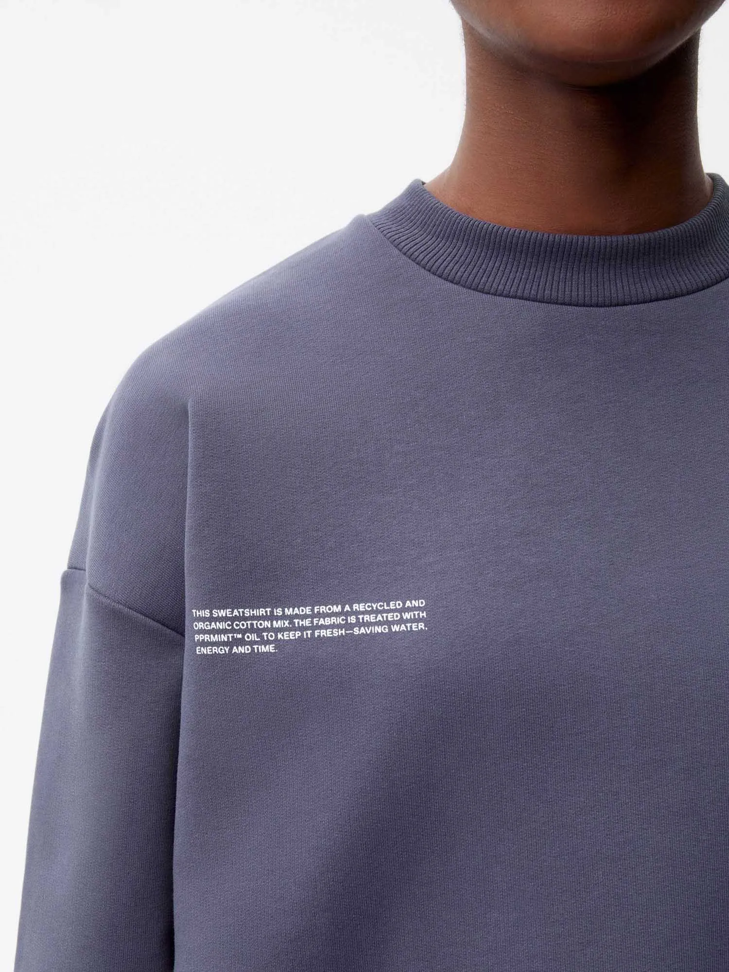 Signature Sweatshirt - Neutral Tones—slate blue