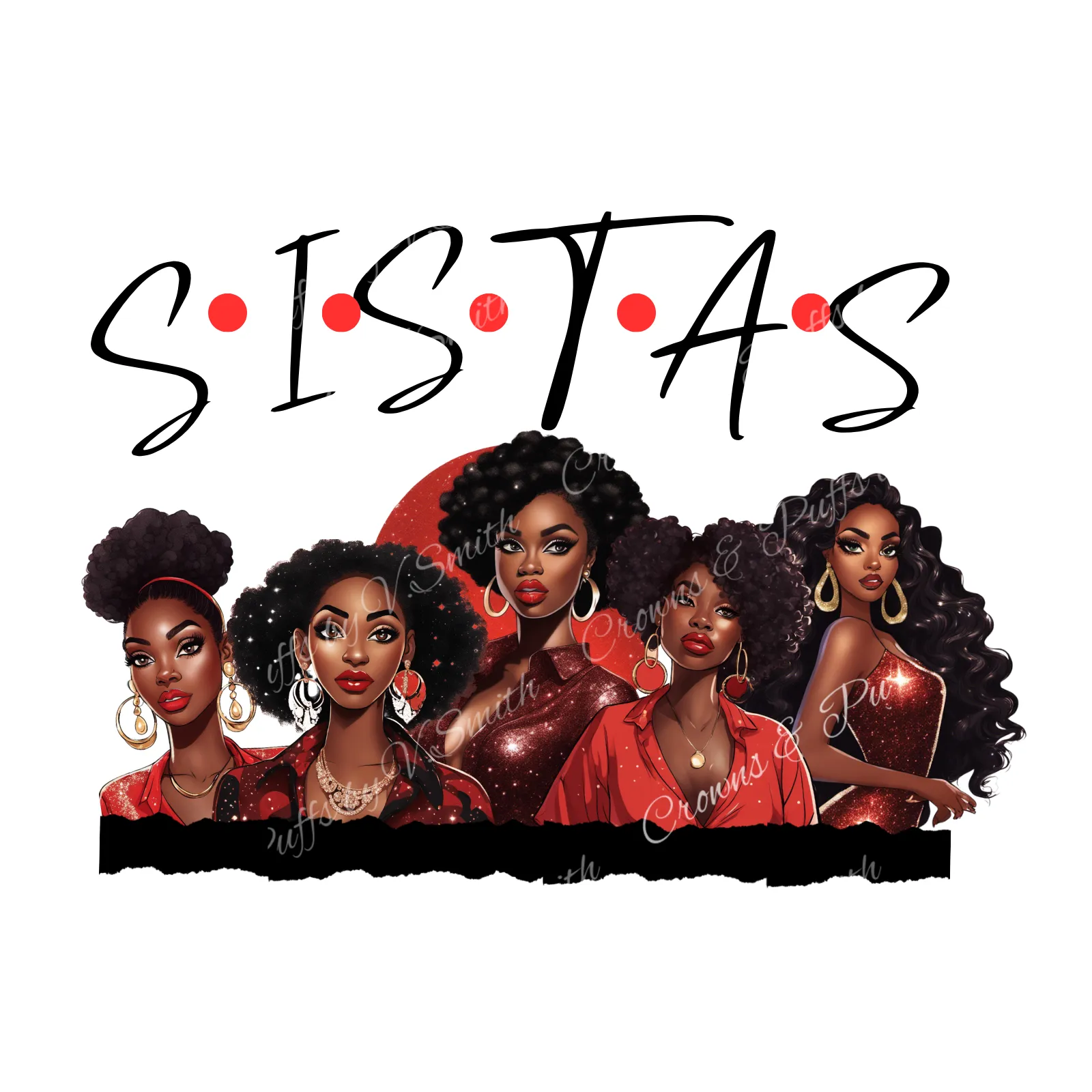 Sistas melanin holiday sweatshirt or hoodie