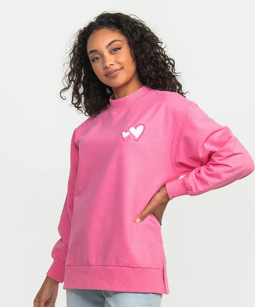 Southern Shirt Co - Happy Thoughts Puff Love Sweatshirt