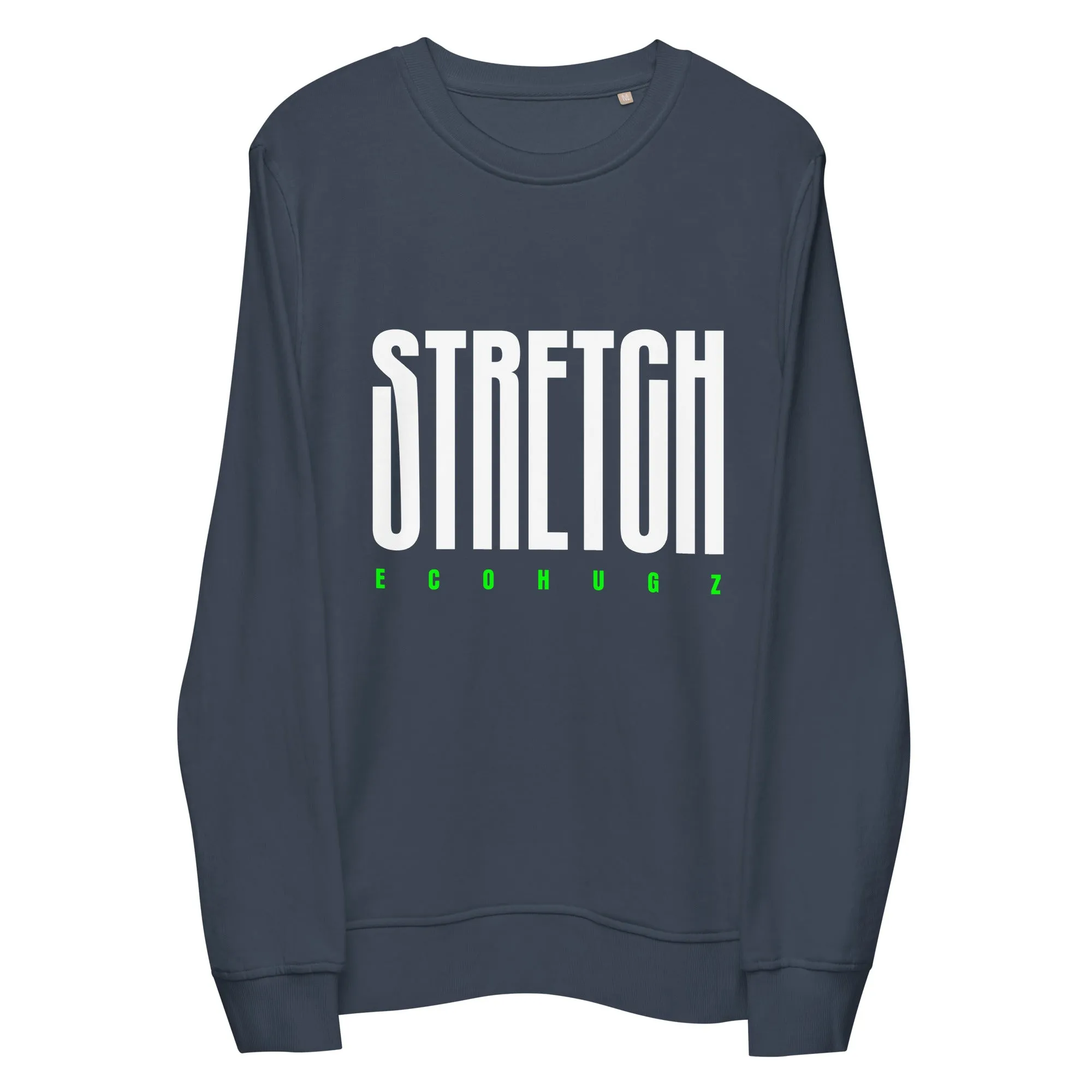 Stretch Typography Graphic Women Organic Sweatshirt