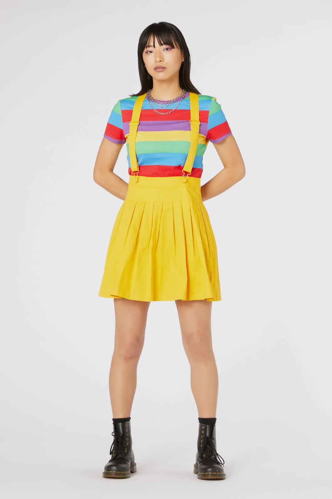 Time Out Pleated Twill Pinny