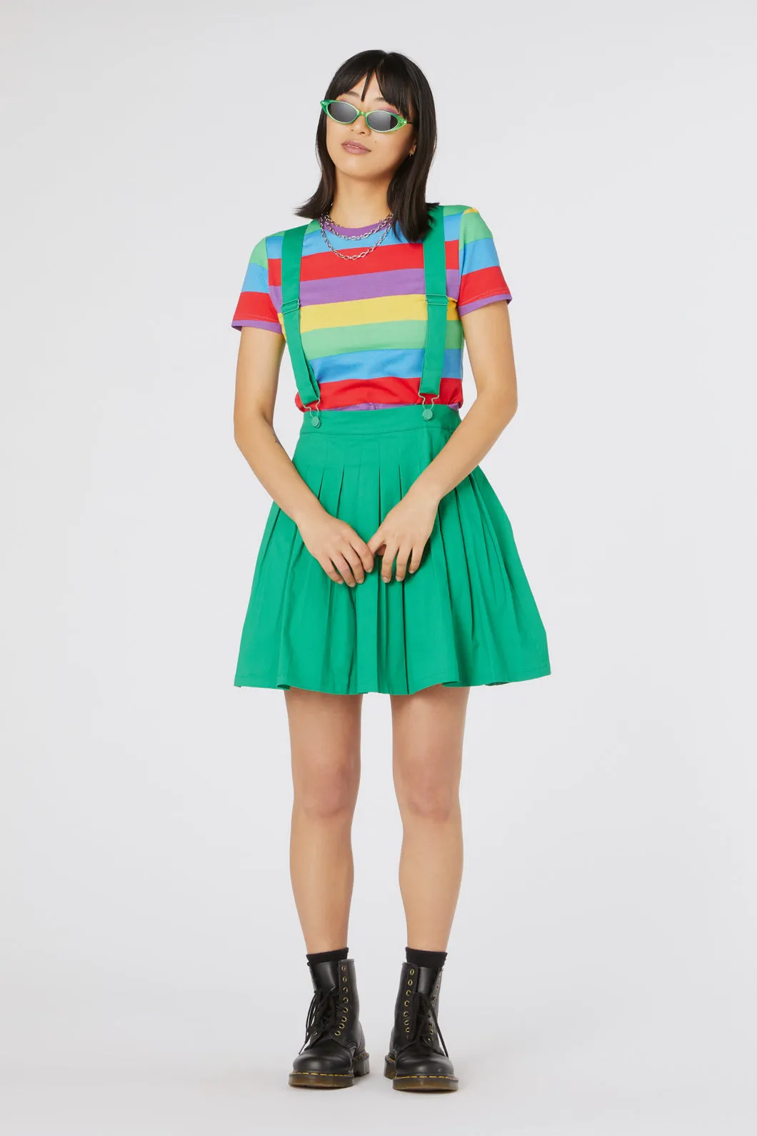 Time Out Pleated Twill Pinny